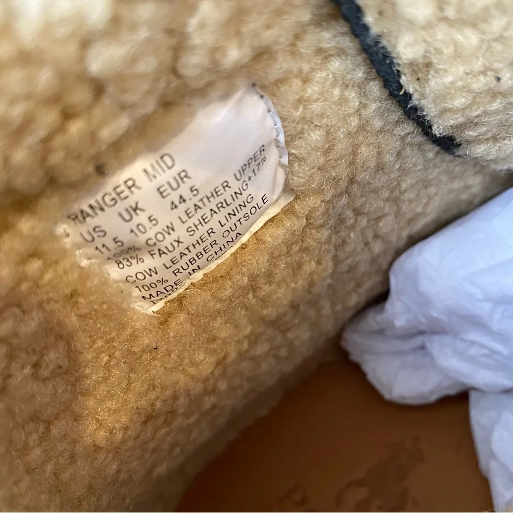 P10 Polo Ralph Lauren Ranger Mid Boots 11.5